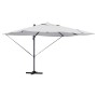 Parasol Roma de Brazo Lateral Beige y Negro 352 x 251 x 265 cm