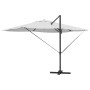 Parasol Roma de Brazo Lateral Beige y Negro 352 x 251 x 265 cm