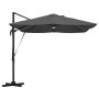Parasol Roma de Brazo Lateral Antracita y Negro