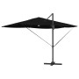 Parasol Roma de Brazo Lateral Negro y Negro 352 x 251 x 265 cm