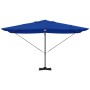Parasol Roma de Brazo Lateral Azul y Negro 352 x 251 x 265 cm