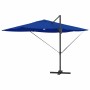 Parasol Roma de Brazo Lateral Azul y Negro 352 x 251 x 265 cm