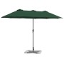 Parasol de jardín Verde 370 x 197 x 239 cm