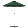 Parasol de jardín Verde 370 x 197 x 239 cm