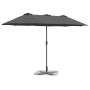 Parasol de jardín Antracita 370 x 197 x 239 cm