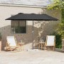 Parasol de jardín Negro 370 x 197 x 239 cm