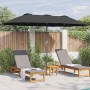 Parasol de jardín Negro 370 x 197 x 239 cm