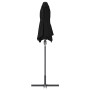Parasol de jardín Negro 370 x 197 x 239 cm