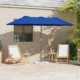 Parasol de jardín Azul 370 x 197 x 239 cm