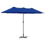 Parasol de jardín Azul 370 x 197 x 239 cm