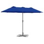 Parasol de jardín Azul 370 x 197 x 239 cm