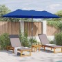 Parasol de jardín Azul 370 x 197 x 239 cm