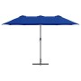 Parasol de jardín Azul 370 x 197 x 239 cm