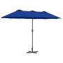 Parasol de jardín Azul 370 x 197 x 239 cm