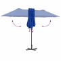 Parasol de jardín Azul 370 x 197 x 239 cm