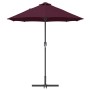 Parasol de jardín Rojo burdeos 370 x 197 x 239 cm