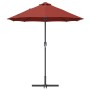 Parasol de jardín Terracota 370 x 197 x 239 cm