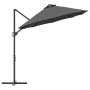 Parasol de jardín tipo cantilever Antracita 372 x 198 x 243 cm