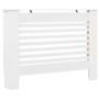 Cubierta para radiador MDF blanco 112x19x81,5 cm