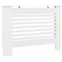 White MDF radiator cover 112x19x81.5 cm by vidaXL, Accessories for heating radiators - Ref: Foro24-284320, Price: 76,98 €, Di...