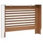 White MDF radiator cover 112x19x81.5 cm by vidaXL, Accessories for heating radiators - Ref: Foro24-284320, Price: 76,98 €, Di...