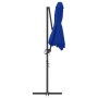 Parasol de jardín tipo cantilever Azul celeste