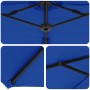 Parasol de jardín tipo cantilever Azul celeste