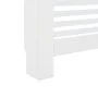White MDF radiator cover 112x19x81.5 cm by vidaXL, Accessories for heating radiators - Ref: Foro24-284320, Price: 76,98 €, Di...