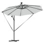 Parasol de cantilever tipo plátano Arena 294 x 294 x 248 cm
