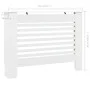 White MDF radiator cover 112x19x81.5 cm by vidaXL, Accessories for heating radiators - Ref: Foro24-284320, Price: 76,98 €, Di...