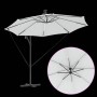 Parasol de cantilever tipo plátano Arena 294 x 294 x 248 cm