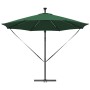 Parasol de cantilever tipo plátano Verde 294 x 294 x 248 cm