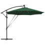 Parasol de cantilever tipo plátano Verde 294 x 294 x 248 cm