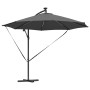 Parasol de cantilever tipo plátano Antracita 294 x 294 x 248 cm