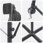 Parasol de cantilever tipo plátano Antracita 294 x 294 x 248 cm
