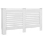 Weiße MDF-Heizkörperabdeckung 152x19x81,5 cm von vidaXL, Zubehör für Heizkörper - Ref: Foro24-284321, Preis: 90,68 €, Rabatt: %