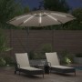 Parasol de cantilever tipo plátano Taupé 294 x 294 x 248 cm