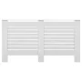 Weiße MDF-Heizkörperabdeckung 152x19x81,5 cm von vidaXL, Zubehör für Heizkörper - Ref: Foro24-284321, Preis: 92,65 €, Rabatt: %