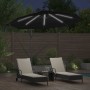 Parasol de cantilever tipo plátano Negro 294 x 294 x 248 cm