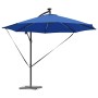 Parasol de cantilever tipo plátano Azul celeste