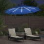 Parasol de cantilever tipo plátano Azul celeste