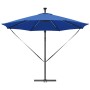Parasol de cantilever tipo plátano Azul celeste