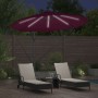 Parasol de cantilever tipo plátano Rojo burdeos