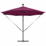 Parasol de cantilever tipo plátano Rojo burdeos