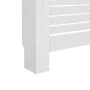 Weiße MDF-Heizkörperabdeckung 152x19x81,5 cm von vidaXL, Zubehör für Heizkörper - Ref: Foro24-284321, Preis: 92,65 €, Rabatt: %