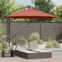 Parasol de cantilever tipo plátano Terracota 294 x 294 x 248 cm
