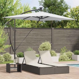Parasol de cantilever tipo plátano Arena 294 x 200 x 254 cm