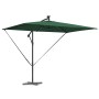 Parasol de cantilever tipo plátano Verde 294 x 200 x 254 cm