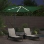 Parasol de cantilever tipo plátano Verde 294 x 200 x 254 cm