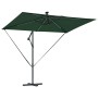 Parasol de cantilever tipo plátano Verde 294 x 200 x 254 cm
